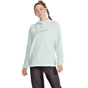 Nike Women's Therma Swoosh Fleece Training Hoodie Mint X Large New